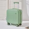 Maleta pequeña y ligera de 18 pulgadas para mujer para aerolíneas de primavera y otoño, Maleta de viaje con ruedas mini para niños, Personalizable con estampados