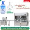 Máquina de enchimento de desinfetante para as mãos sem enxágue rede frascos de gel para as mãos rastreamento equipamento de enchimento de desinfetante para as mãos com álcool