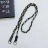 Huayang Bolsa Transversal Corda Trançada Color Blockada Trama Lanyard para Celular Simples Nó Duplo Corda Colorida Trançada Alça de Pescoço Alça para Garrafa d'Água