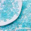 Ornamento de unha estrela de cinco pontas colorido da Sereia Ji, acessórios de resina de estrelas pequenas luminosos, material para bola de mão com cola de gota DIY