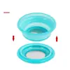 Tigela Dobrável para Mistura de Iscas Bacia Magnética Portátil para Mistura de Iscas Tigela de Silicone Antiaderente para Iscas de Pesca Tigela para Preparo de Iscas de Comida de Peixe