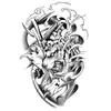 Pegatinas de Tatuaje Temporal de Flor de Tigre de Tinta de Tendencia Nacional Transfronteriza para el Brazo ¡Puedes Conseguir Fácilmente Tatuajes Temporales Personalizados en tu Brazo al Instante~