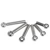 Tornillos Giratorios de Acero Inoxidable 304, Pernos Giratorios, Tornillos de Ojo de Oveja, Tornillos de Ojo de Pez, Varillas Roscadas con Agujeros, Pernos Giratorios M5-M12