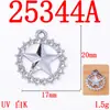 Moda coreana con colgante de planeta de diamantes accesorios para el cabello aleación con accesorios DIY pulsera de estrella de cinco puntas accesorios de collar