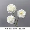 Flores artificiales blancas para decoración de escenas de boda, decoración del hogar, ramos artificiales, rosas, hortensias, gypsophila, venta al por mayor de flores artificiales
