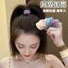 Diadema Elástica Alta para el Cabello, Cola de Caballo Alta, Cuerda para el Cabello sin Deformación, Ensanchada, Extra Ancha, Goma para el Cabello Sin Costuras para Niñas