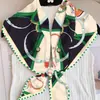 Bufanda Triangular Estampada de Diseño Único para Mujer, Chal Multiusos de Sarga, Chaleco Fino de Exterior Falso Cuello para Primavera y Otoño