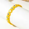 Accesorios Pulsera de Ojo del Diablo Bohemia con Cuentas Pulsera Elástica Personalizada Ojo Pulsera de Buena Suerte de Año Nuevo al por Mayor