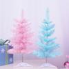 Nuevo regalo de Navidad rosa flor de cerezo azul lago claro paquete de árbol de Navidad decoración de árbol de Navidad de cifrado de lujo