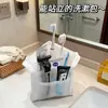 Necessaire de viagem, bolsa de armazenamento vertical, bolsa portátil à prova d'água para armazenamento de cosméticos de hotel, armazenamento de escova de dentes