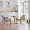 Juego de mesa y sillas para tienda de té con leche, muebles sencillos para cafetería, asientos para oficina y ocio, sofá de balcón de madera maciza para dos personas para postres y recepción