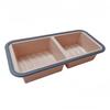 Nuevo Molde de Silicona Bicolor para Pastel de Grado Alimenticio Molde para Gelatina Refrigerador Horno Microondas Molde para Pastel para Hornear Universal