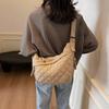 La popular bolsa grande de algodón de este año para mujer 2024 nueva moda lona ligera Ruiying bandolera tipo bolsa de albóndigas para mujer