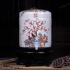 Tanque de Água com Filtro de Cerâmica Chaleira de Água Fria Doméstica Grande Chaleira de Água Fria com Torneira Tanque de Armazenamento de Água Balde de Porcelana Grande Capacidade com Tampa