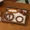 Nueva Bandeja de Almacenamiento para Joyería Bandeja de Exhibición para Collares Joyas Pendientes Anillos Bandeja de Almacenamiento para Pendientes de Tachuela Pendientes Anillos
