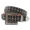 Cinto de rebites novo cinto masculino e feminino diamante completo jeans com fivela de pino cinto de strass da moda saia lote em estoque