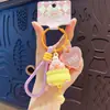 Chaveiro de Porco da Série Girassol Desenho Animado Autêntico Chaveiro de Carro Pingente de Bolsa Presente Atacado