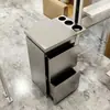 Gabinete de herramientas para barbería acero inoxidable mesa de herramientas para salón de peluquería gabinete de almacenamiento para salón de peluquería carrito de herramientas gabinete para salón de belleza y peluquería