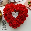 Almohadilla para anillos de boda creativa estilo europeo flor de espuma forma de corazón para anillos suministros de boda estilo occidental caja de anillos venta al por mayor