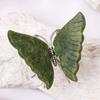 Ornamentos de Borboleta de Jade de Cristal Natural Pedra Original Artesanato de Cristal Polido Ornamentos de Decoração para Mesa de Casa Venda por Atacado