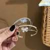 Nuevo Pulsera de Lazo de Circonita de Doble Capa, Lujo Ligero y Sensación de Alta Gama, Personalizada y Elegante, Sencilla y Moderna, Accesorio de Mano Versátil