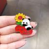 No ser nadie. 1 broche de panda en el examen de ingreso a la universidad, reabastecimiento de combustible, temporada de graduación, estudiantes inspiradores, cada examen debe aprobar la insignia de metal