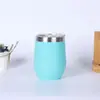Taza de Huevo Multicolores Pintada a Spray Transfronteriza Linda Termo de Acero Inoxidable 304 Portátil al Vacío en Forma de U Taza de Huevo Grande