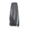 Pantalones Casuales Estilo Americano Jack para Hombres y Mujeres, Forro Polar, Nuevos Pantalones Largos Holgados con Cordón y Tres Rayas, Pantalones de Chándal de Pierna Ancha