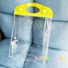 Bolsa de Empaque Transparente de PVC Portátil, Bolsa de Almacenamiento de Champú y Acondicionador de PVC con Broche de Presión, Bolsa de Regalo Promocional de Plástico de PVC