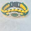 Pulsera de Cuerda para Paraguas de 32 Equipos de la NFL Pulsera de la Liga de Fútbol Americano Pulsera con Logo de la NFL Pulsera de Piedra de Tiempo Vintage