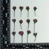 Especímenes de Flor de Rosa con Tallos, Flores Secas, Flores Prensadas, Pegatinas para Fundas de Teléfono de Resina, Marcos de Fotos, Marcadores de Libros, Kits de Materiales para Manualidades