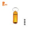 Botella de Medicina para Exterior Aleación de Aluminio Botella Colgante Mini Impermeable Frasco Pequeño para Medicinas Botella Portátil para Pastillas Almacenamiento Práctico Impermeable y a Prueba de Humedad
