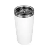 Taza térmica de acero inoxidable para Navidad transfronteriza, 20 oz, 304, taza de café, doble vacío, logotipo imprimible