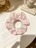 Scrunchie elegante para niña directo de fábrica, lindo, moderno, versátil, scrunchie tie-dye, diadema, anillo para el pelo