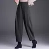 Pantalones de moda de cintura elástica y pierna acampanada para mujer, nueva colección otoño/invierno 2026, de tiro alto, adelgazantes, casuales, elegantes y adecuados para el trabajo, largo cropped