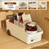 Caja de almacenamiento para cocina para utensilios de cocina, gabinete con ruedas, caja de almacenamiento para botellas de condimentos, estante de almacenamiento con ruedas y rodillos