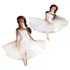 Vestido de Novia Babi Ropa para Muñeca de 6 Puntos Minifalda Altura 30cm Vestido para Muñeca Vestir Muñeca de Vinilo Falda