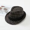 Otoño e invierno, nuevo sombrero retro británico disponible para hombres y mujeres, sombrero de caballero de moda, sombrero de jazz, sombrero de moda.