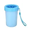 Taza Limpiadora de Patas para Mascotas, Lavador Portátil de Patas para Perros S/L con Cepillos Suaves de Silicona, Carcasa de PP Fácil de Desmontar y Limpiar, Elimina Barro, Suciedad y Hierba Después de los Paseos al Aire Libre para Perros y Gatos