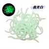 Conjunto de iscas de minhoca artificial transfronteiriço, minhoca vermelha de 8cm TPE minhoca macia, conjunto de iscas de pesca, atacado do fabricante