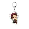 Llavero Acrílico de Kimetsu no Yaiba Colgante de Kimetsu no Yaiba Kamado Tanjirou Nezuko Diseño Original Accesorios para Mochila