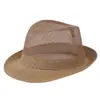 Chapéu de Palha Masculino de Verão Chapéu de Sol Chapéu para Velho Pai Avô Cabeça Velha Chapéu de Verão Protetor Solar Respirável Chapéu Fresco