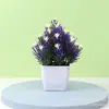 Planta de simulação bonsai decoração de interior flores artificiais pinheiro de boas-vindas casa sala de estar plantas verdes plástico pequenos ornamentos pinheiro bonsai