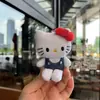 Vacaciones de Verano Colgante de Gato Joyería Linda Muñeca Colgante de Peluche Colgante de Bolsa de Regalo Llavero Niña