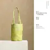Bolsa de almacenamiento para juego de té de algodón tejido, bolsa cilíndrica gruesa para viaje, bolsa de ceremonia de té de tamaño grande para maestros de té