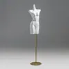 Maniquí de Lencería de Medio Cuerpo para Exhibición en Escaparate de Tienda de Ropa Interior para Hombres y Mujeres, Soporte de Modelo para Trajes de Baño y Sujetadores
