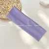 Faixa de Cabeça Esportiva Lisa de Cor Sólida Europeia e Americana Moda Primavera e Verão Lenço Versátil para Viagem Fotografia Faixa de Cabeça Elástica Macia Absorvente de Suor