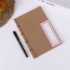 Kung fu secreto libro de vestuario antiguo personalizado hecho a mano con cosido de hilo conjunto retro lanting libro de registro de secuencia cuaderno personalizado libro antiguo