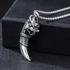 Colar Masculino Dragão Flamejante Dominador Pingente Personalizado Estrela de Seis Pontas da Moda Pingente de Cruz Retrô Acessórios Femininos Estilo Coreano