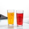 Juego de Vasos de Vidrio para Uso Doméstico en la Sala de Estar, Resistente al Calor, Adecuado para Leche, Jugo, Té, Cerveza, Vaso para Beber sin Tapa con Popote